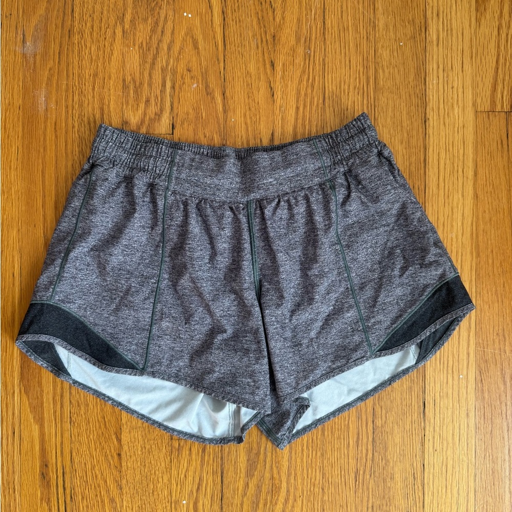 Lululemon Athletica Charcoal and Black Athletic Shorts